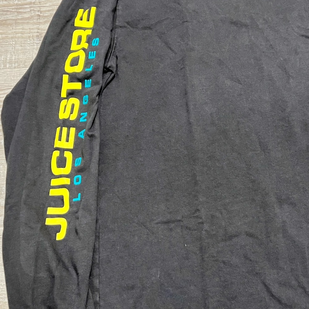 Juice store Los Angeles Men's Streetwear Long Sleeve T-shirt black‎ size XXL - Picture 6 of 9
